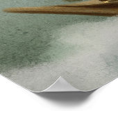 Kinderzimmer Poster für Vintage Waldtiere (Ecke)