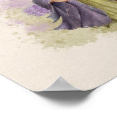 Kinderzimmer Poster für Vintage Waldtiere (Ecke)