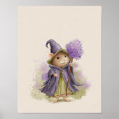 Kinderzimmer Poster für Vintage Waldtiere (Vorne)