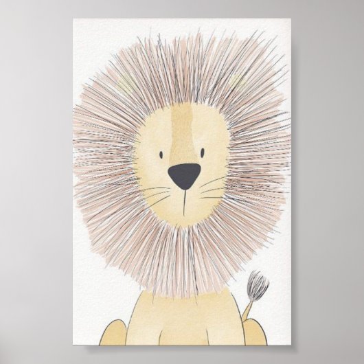 Kinderzimmer Poster - Lion (Vorne)