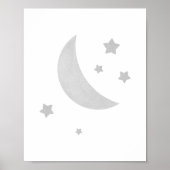 Kinderzimmer-Poster "Moon and Stars" Poster (Vorne)