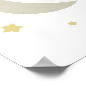 Kinderzimmer-Poster "Moon and Stars" Poster (Ecke)