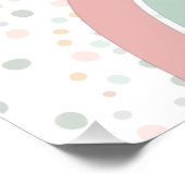 Kinderzimmer Rainbow Boho Art Poster (Ecke)