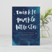 Kinderzimmer Rhyme Baby Dusche Einladung (Stehend Vorderseite)