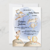 Kinderzimmer Rhyme Baby Dusche Einladungen (Vorderseite)