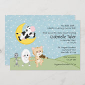 Kinderzimmer Rhyme Baby Dusche Einladungen (Vorne/Hinten)