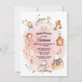 Kinderzimmer Rhyme Baby Dusche Einladungen (Vorderseite)