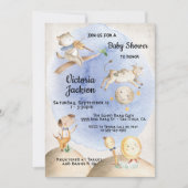 Kinderzimmer Rhyme Baby Dusche Einladungen (Vorderseite)