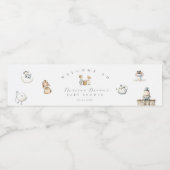 Kinderzimmer Rhyme Baby Dusche Wasserflaschenetikett (Einzelnes Label)