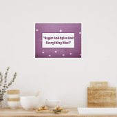 Kinderzimmer Rhyme Baby Poster (Küche)