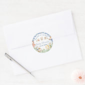 Kinderzimmer Rhyme Babyaufkleber Runder Aufkleber (Umschlag)