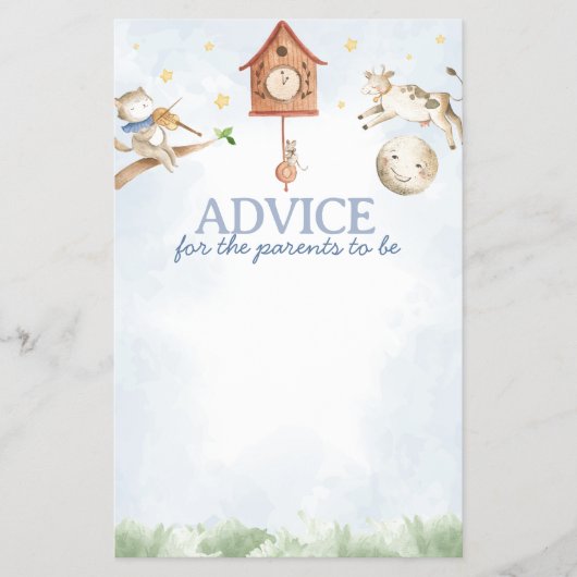 Kinderzimmer Rhyme Babydusche Beratung für Eltern Flyer (Vorne)