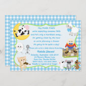 Kinderzimmer Rhyme Boy Einladung (Vorne/Hinten)