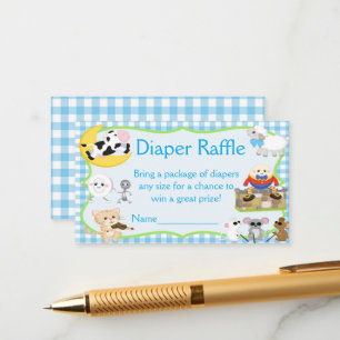 Kinderzimmer Rhyme Diaper Raffle Begleitkarte