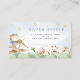 Kinderzimmer Rhyme Diaper Raffle Begleitkarte