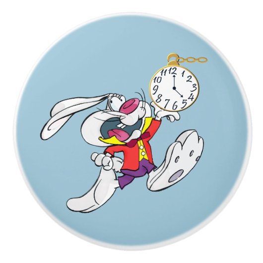 Kinderzimmer Rhyme Drawer Knob - Alice im Wunderla Keramikknauf (Vorderseite)