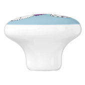 Kinderzimmer Rhyme Drawer Knob - Alice im Wunderla Keramikknauf (Seitenansicht)