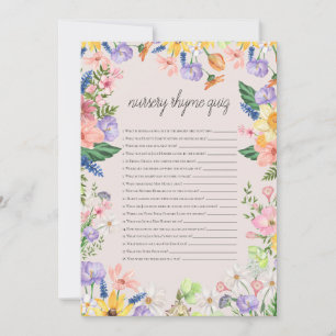 Kinderzimmer Rhyme Game Baby Shooting Activities C Einladung