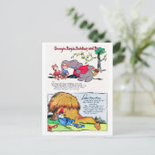 Kinderzimmer Rhyme - Georgie Porgy, Little Boy Blu Postkarte (Stehend Vorderseite)