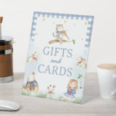 Kinderzimmer-Rhyme-Geschenk und Kartentisch-Zeiche Sockelschild (In SItu)