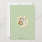 Kinderzimmer Rhyme Invasion - Miss Muffet auf der Einladung (Rückseite)