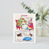 Kinderzimmer Rhyme - Jack Spratt, Regen, weg gehen Postkarte (Stehend Vorderseite)