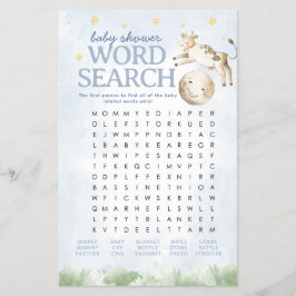 Kinderzimmer Rhyme Kinderdusche Wortsuche Flyer