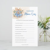 Kinderzimmer Rhyme Quiz (Stehend Vorderseite)