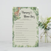 Kinderzimmer Rhyme Quiz (Stehend Vorderseite)