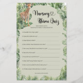 Kinderzimmer Rhyme Quiz (Vorderseite)