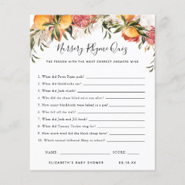 Kinderzimmer Rhyme Quiz | Baby Showspiel