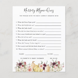 Kinderzimmer Rhyme Quiz | Baby Showspiel