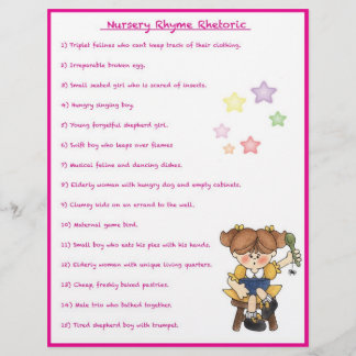 Kinderzimmer Rhyme Rhetorik Game - Girl Style