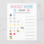 Kinderzimmer-Rhyme-Spiel für Wasserfarbengender (Vorderseite)