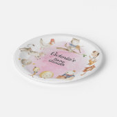 Kinderzimmer Rhyme Storybook Babydusche Pappteller (Schrägansicht)