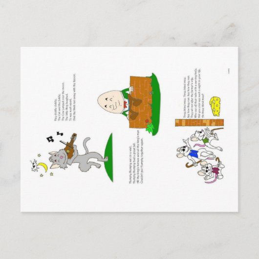 Kinderzimmer Rhyme Team Up! Postkarte (Vorderseite)