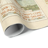 Kinderzimmer Rhyme Vintage Kunst Geschenkpapier (Rolleneckpunkt)