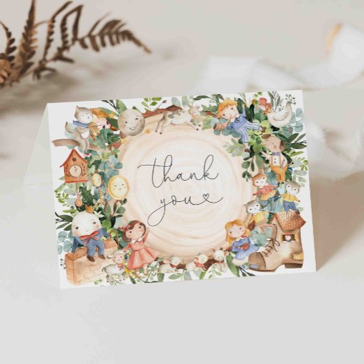 Kinderzimmer Rhymes Baby Dusche Danke Karte