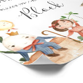 Kinderzimmer Rhymes Baby Dusche Dekorieren ein Blo Poster (Ecke)
