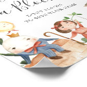 Kinderzimmer Rhymes Baby Dusche Dekorieren ein Blo Poster (Ecke)