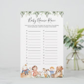 Kinderzimmer Rhymes Baby Dusche Name Rennspiel (Stehend Vorderseite)