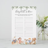 Kinderzimmer Rhymes Baby Shower ABCs Race Game (Stehend Vorderseite)