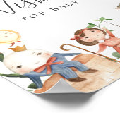 Kinderzimmer Rhymes Babydusche Wünsche für Babysig Poster (Ecke)