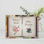 Kinderzimmer Rhymes bringen eine Babydusche Einladung (Stehend Vorderseite)