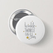 Kinderzimmer Rhymes Image Twinkle Twinkle Little D Button (Vorne & Hinten)
