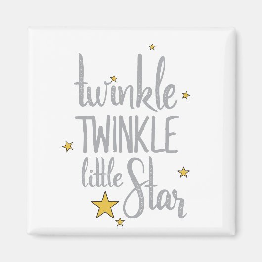 Kinderzimmer Rhymes Image Twinkle Twinkle Little D Magnet (Vorne)
