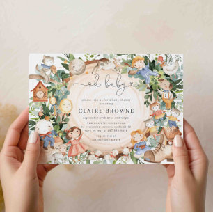 Kinderzimmer Rhymes Kinderdusche Einladung