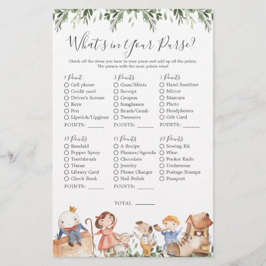 Kinderzimmer Rhymes Kinderdusche Was ist in Ihrer (Vorderseite)