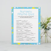 Kinderzimmer Rhymes Quiz [Starry Night Blue] Briefbogen (Stehend Vorderseite)