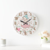 Kinderzimmer Room Dancing Ballerina Große Wanduhr (Zuhause)